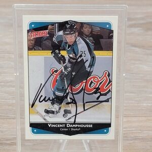 Vincent Damphousse Signed Autographed Hockey Card San Jose Sharks Victory 247